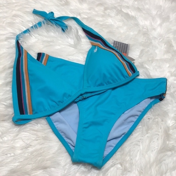NWT Nike Two Piece Swimsuit Sz 12/14 - Picture 1 of 9